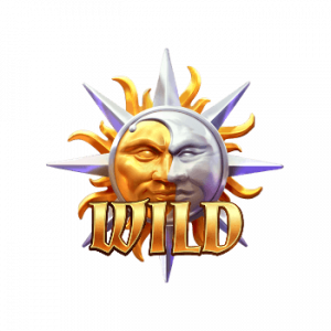 สัญลักษณ์ Wild สล็อตดวงจันทร์ พระอาทิตย์